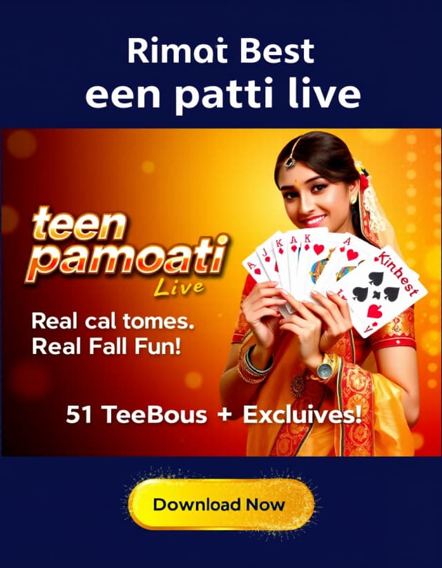 Teen Patti Live Apk Banner